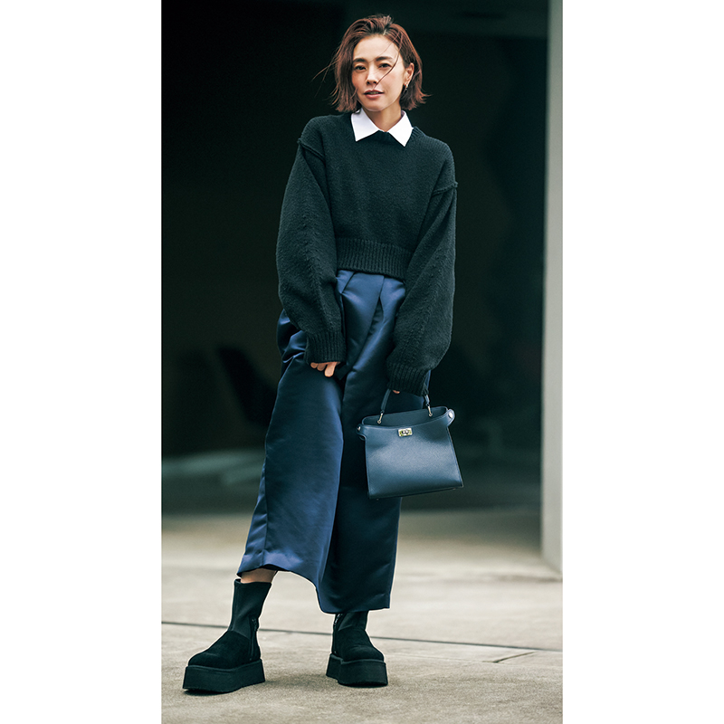 UGG新作】キレイめに履ける『黒ブーツ』が狙い目！今どき足元コーデ3選