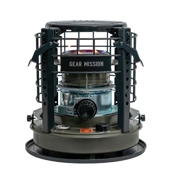 トヨトミ GEAR MISSION 煮炊き暖房用石油こんろ K3-GM1-G オリーブ