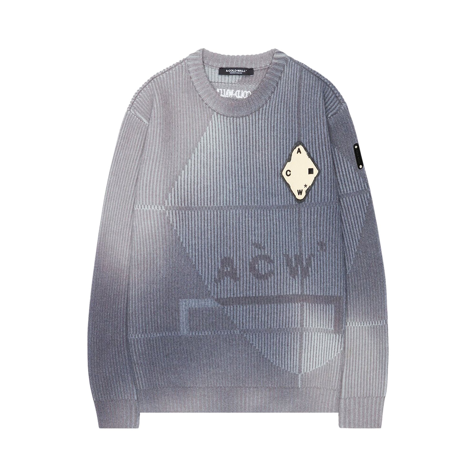 Buy A-Cold-Wall* Spray Knit Sweater 'Grey' - ACWMK116 GREY | GOAT