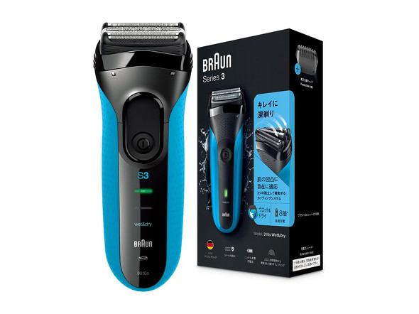 風呂でのひげ剃りにも対応「ブラウン シリーズ3 3010s」が33％オフの