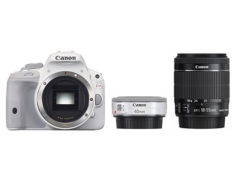 1万円でレンズが白になるぞー EOS kiss X7 ホワイトモデルのレンズを