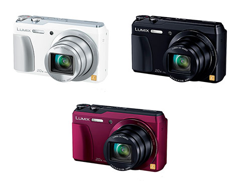 パナソニック、自分撮りも楽しめるチルト液晶搭載コンパクト「DMC-TZ55