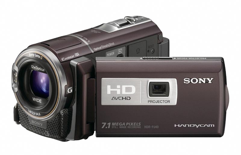 プロジェクター搭載で広がる楽しさ ハンディカム「HDR-PJ40V」「HDR