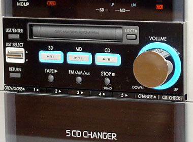 SDカードに音楽をためられるミニコンポ――松下「SC-PM710SD」：レビュー