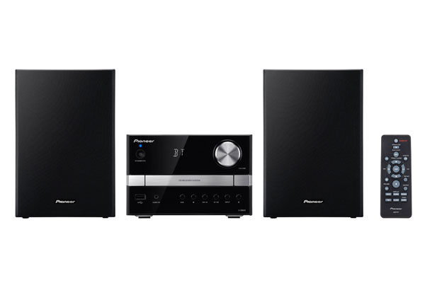 パイオニア、スマホからのワイヤレス再生に対応した低価格CDミニコンポ