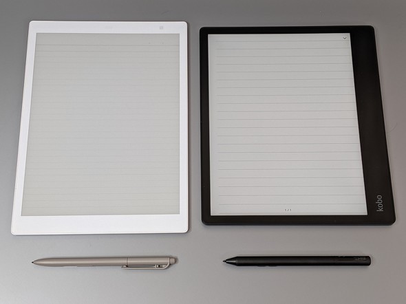 E Ink電子ノート「QUADERNO（クアデルノ）」をライバル製品と比較した