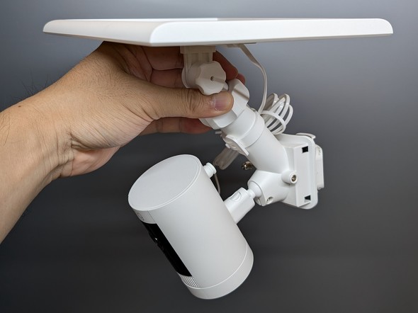 ソーラーパネルの取り付けにも対応！ 「Ring」の屋外用ネットワーク