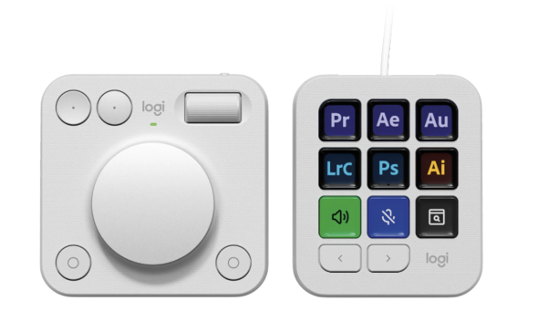 Logitech、初のクリエイター向け“左手デバイス”「MX Creative Console