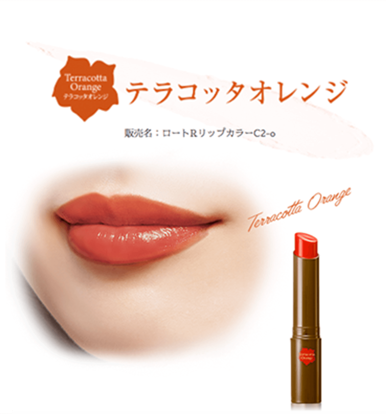 タメせる！ロート製薬「リップザカラー2種6点セット（テラコッタ