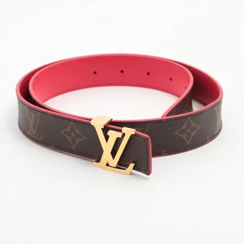 ルイ・ヴィトン サンチュール イニシャル M9498 PVC×レザー ベルト