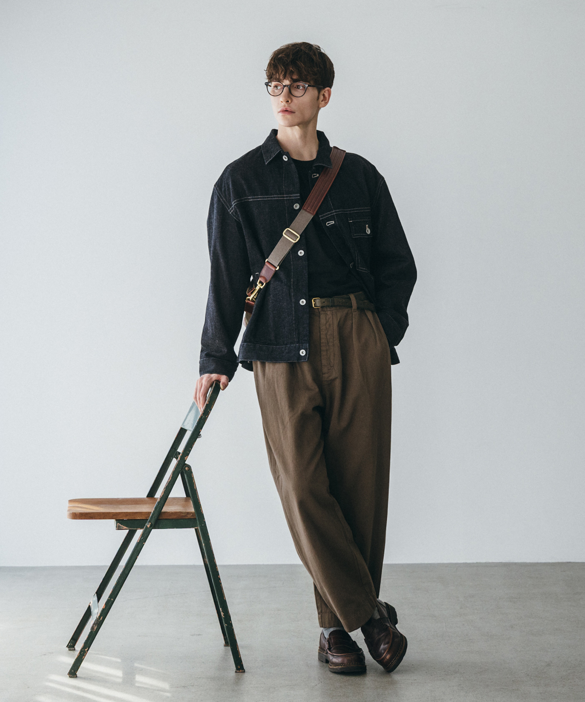 UpcycleLino] BASIC チノ2タックワイドパンツ new color｜nest Robe