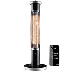 日本エー・アイ・シー(Aladdin) 電気ストーブ (ピアノブラック) AJ