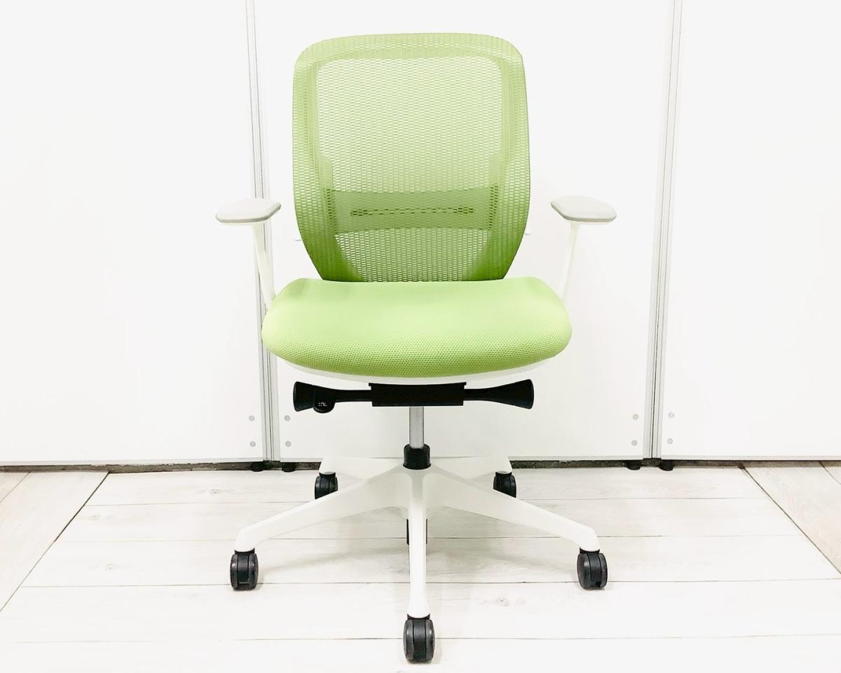 中古】シルフィーメッシュ オカムラ/okamura 肘付ローバックチェア