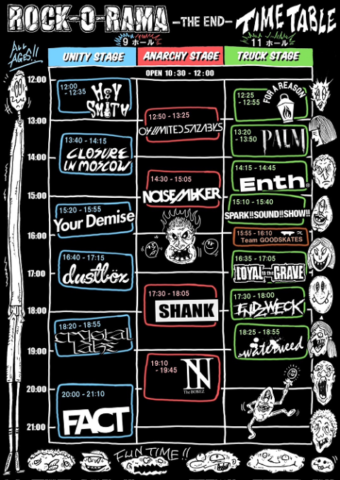 FACT ROCK-O-RAMA-THE END(ファクトロックオラマジエンド) | チケット