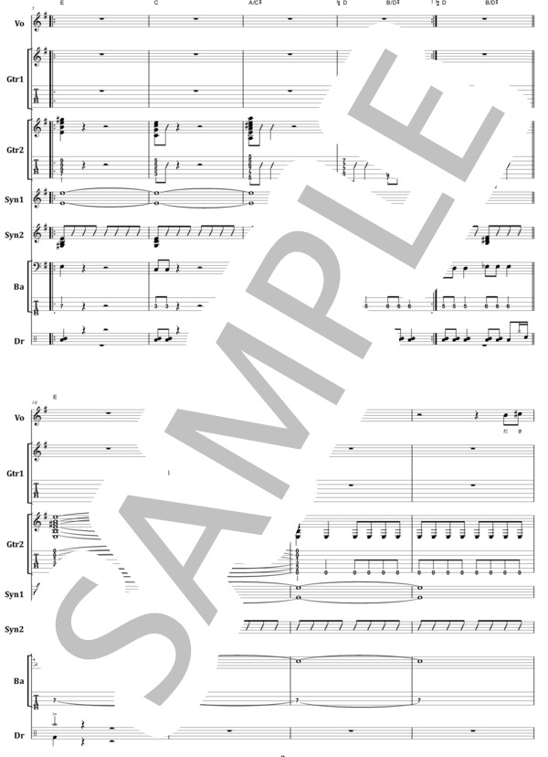 楽譜】COMPLEX / 1990 バンド・スコア 楽譜 / COMPLEX (バンドスコア