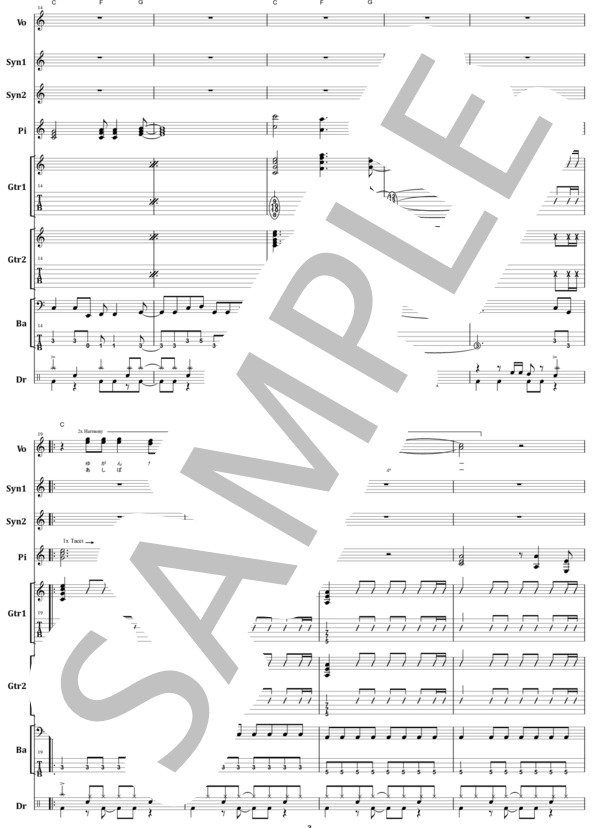 楽譜】ZIGGY / GLORIA バンド・スコア from68 / ZIGGY (バンドスコア