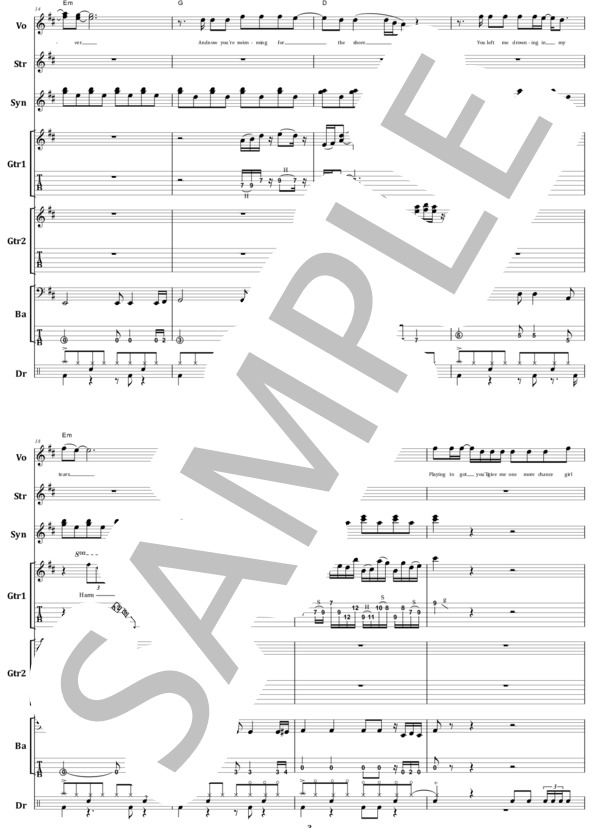 楽譜】BON JOVI / I'LL BE THERE FOR YOU バンド・スコア from68 / BON