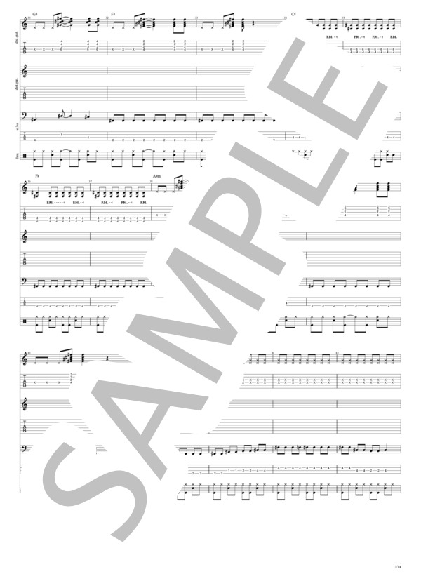 楽譜】RISKY / CRAZE (バンドスコア / 初〜中級) - Piascore 楽譜ストア