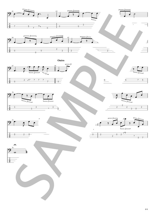 ☆薫婬蝿⁄いち⁄楽譜⁄タブ譜⁄バンドスコア⁄麗