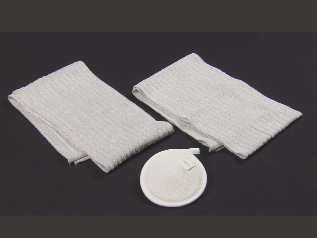 ループオーシャンタオルセット（タオル×2、洗顔パフ×1）【2/28（土