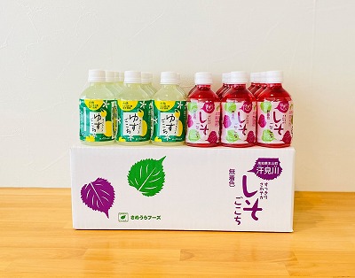 ゆずごこち＆しそごこちセット 24本セット（専用箱入り） | さめうらフーズ