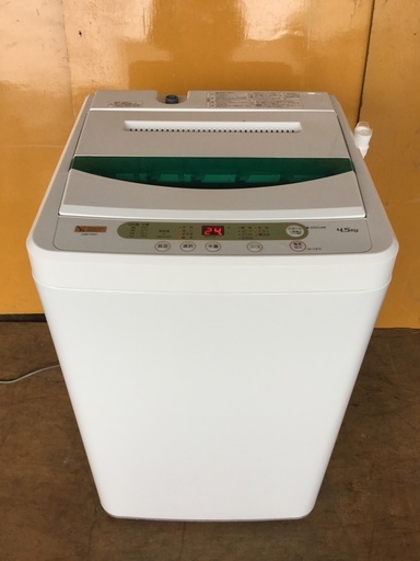 宮城県内 配送可』極美品 ヤマダ電機/YAMADA 洗濯4.5kg 全自動洗濯機