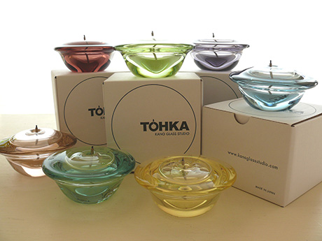 25色展開のオイルキャンドルTOHKAについてとガラスキャンドルセラピー