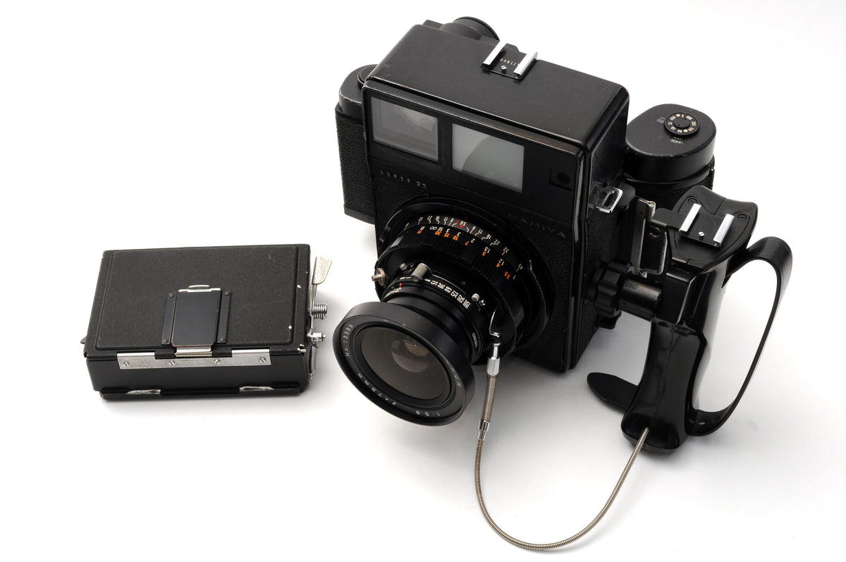 マミヤ スーパー23ブラック+セコールP75㎜F5.6 中古カメラ・レンズ販売