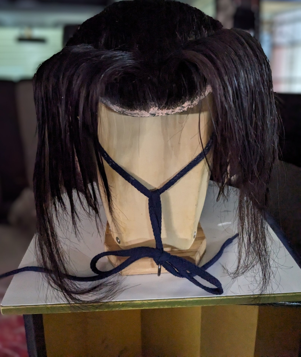 辰巳9号サイズ、耐熱ファイバープラスアレンジオーダーかつら 中古舞踊