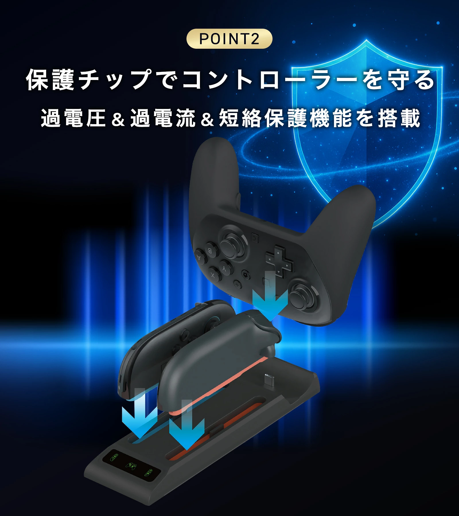 楽天市場】【SS限定50％OFF券配布】Switch2 プロコン 2 充電 Switch2