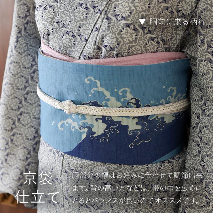 楽天市場】＼2点で3％OFFクーポン／[夏帯] 夏名古屋帯 コロコロうさぎ