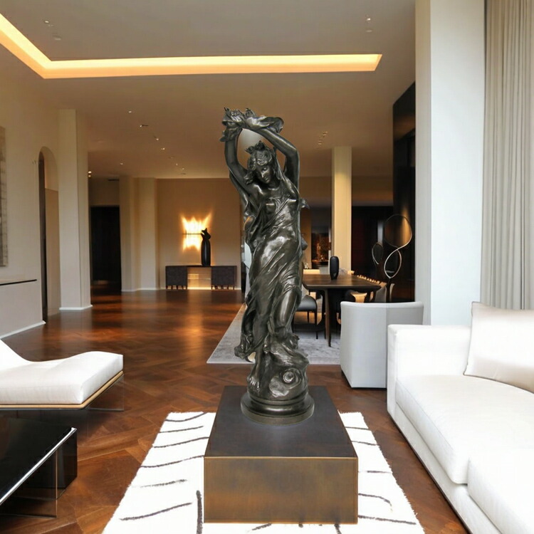 ブロンズ 女性像 H82cm 銅像 存在感のある ヴィーナス