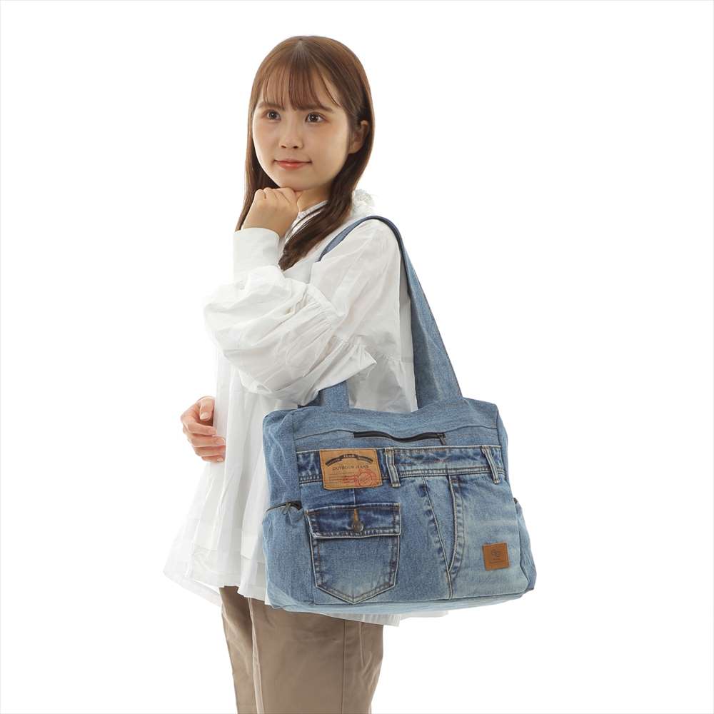 楽天市場】【クーポンあります！！】リメイク デニムバッグ DENIM