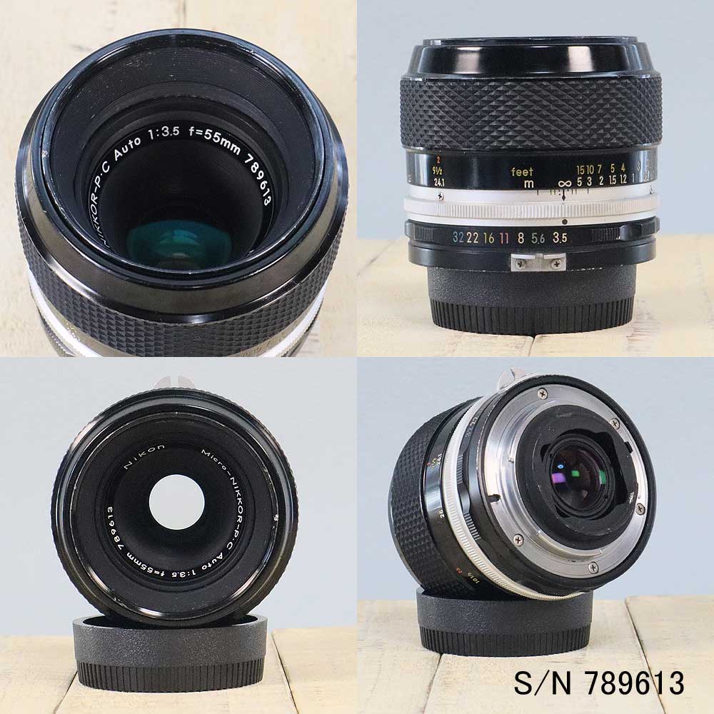 保証付 】【中古】 Nikon Micro-NIKKOR-P Auto 55mm F3.5 ニコン F