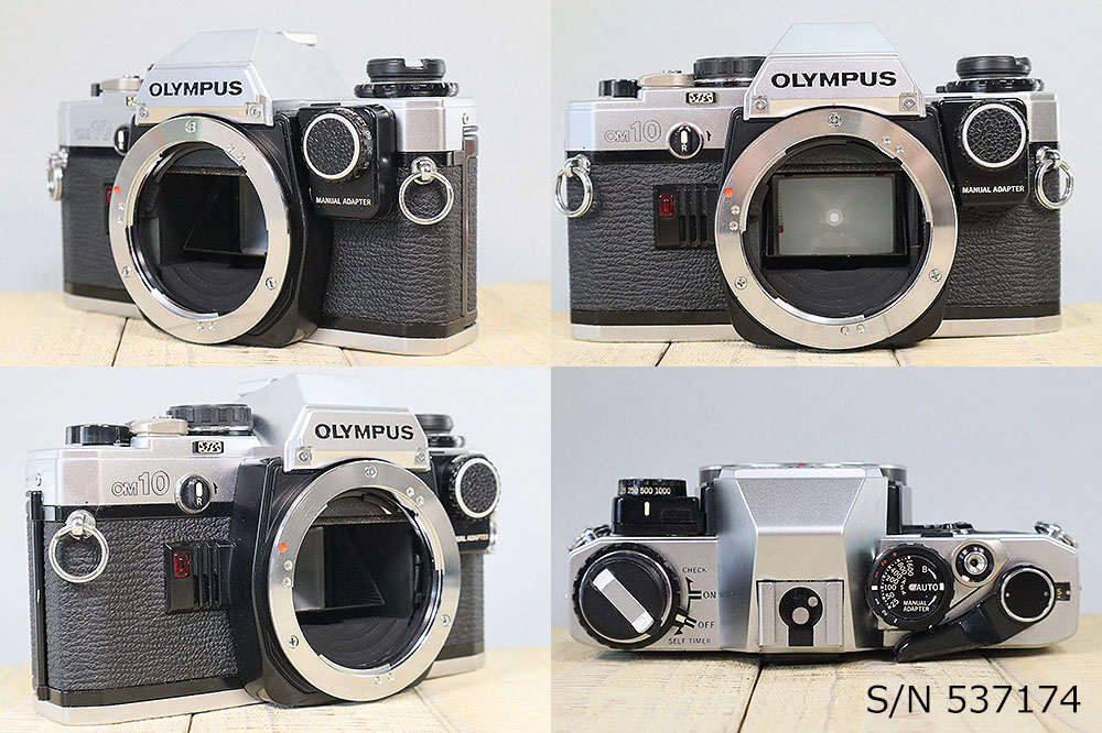 中古】【送料無料】【保証付 】 オリンパス OLYMPUS OM-10 S/N 2594301