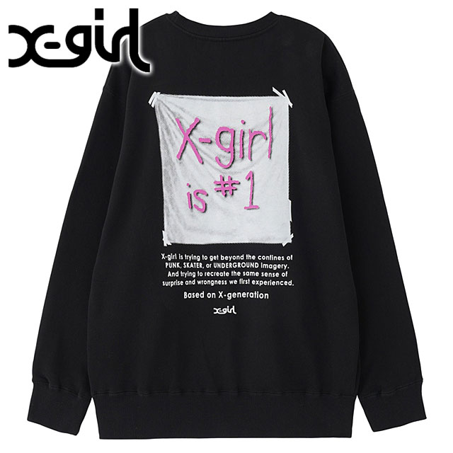 楽天市場】エックスガール X-girl フラッグビッグスウェットトップ