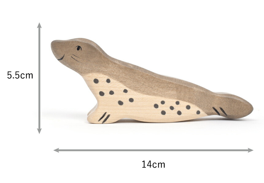 楽天市場】holztiger 木製玩具 木のおもちゃ 動物 2歳 3歳 アザラシ