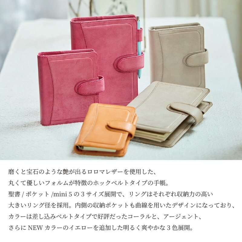 ダヴィンチ システム手帳 ロロマホック mini5 16mm アージェント