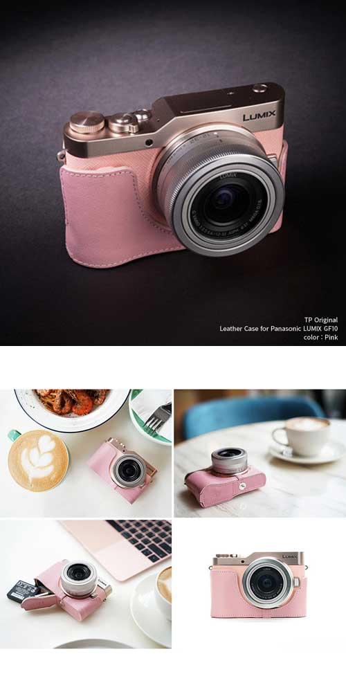楽天市場】Panasonic LUMIX GF10 用 レザー ケース Pink ピンク TP