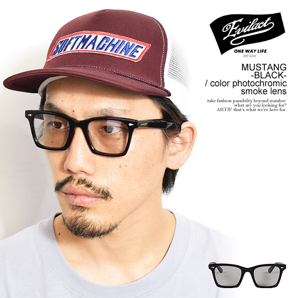EVILACT EYEWEAR イーブルアクト アイウェア MUSTANG -BLACK- / color