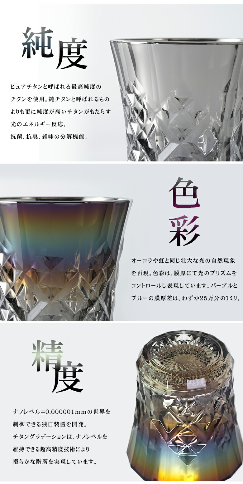 楽天市場】PROGRESS ロックグラス 265ml Rex ギフト チタン Infinite