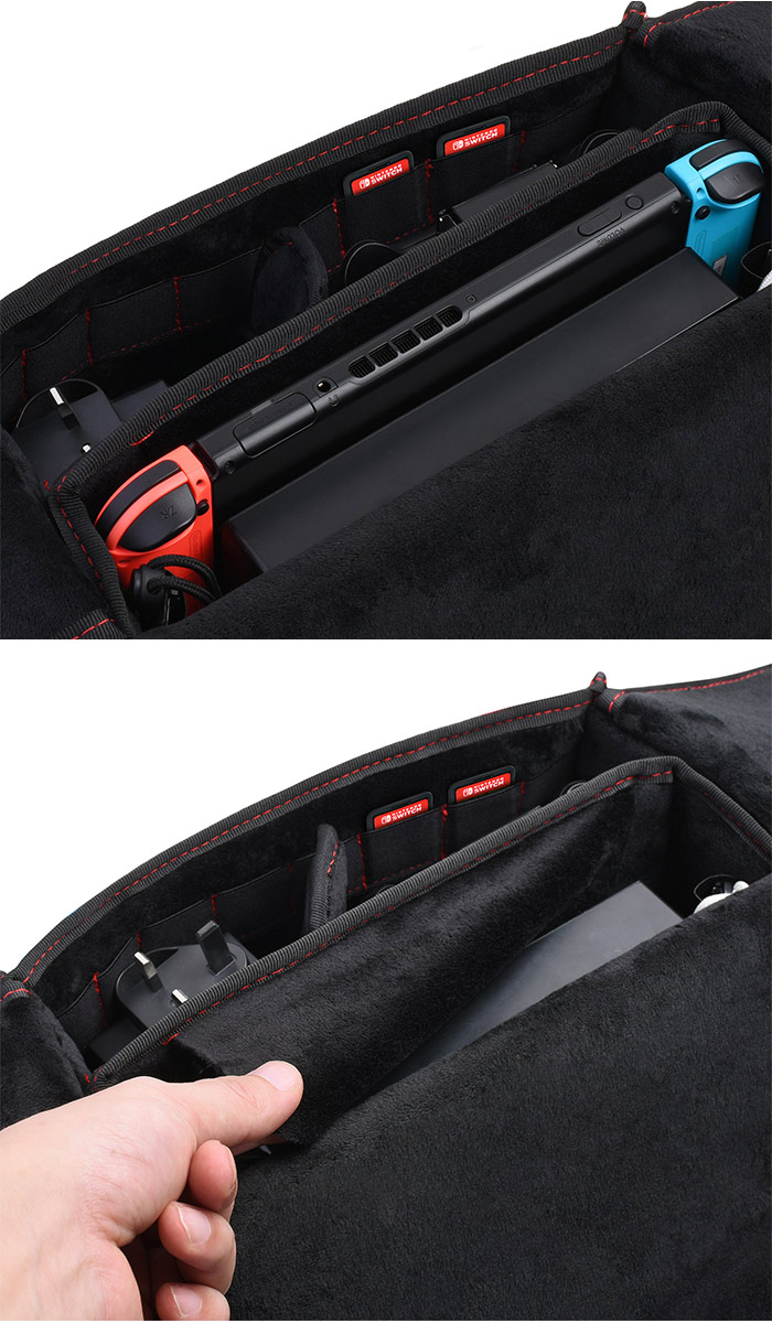 楽天市場】Nintendo Switch 本体持ち運び 収納バッグ 大容量