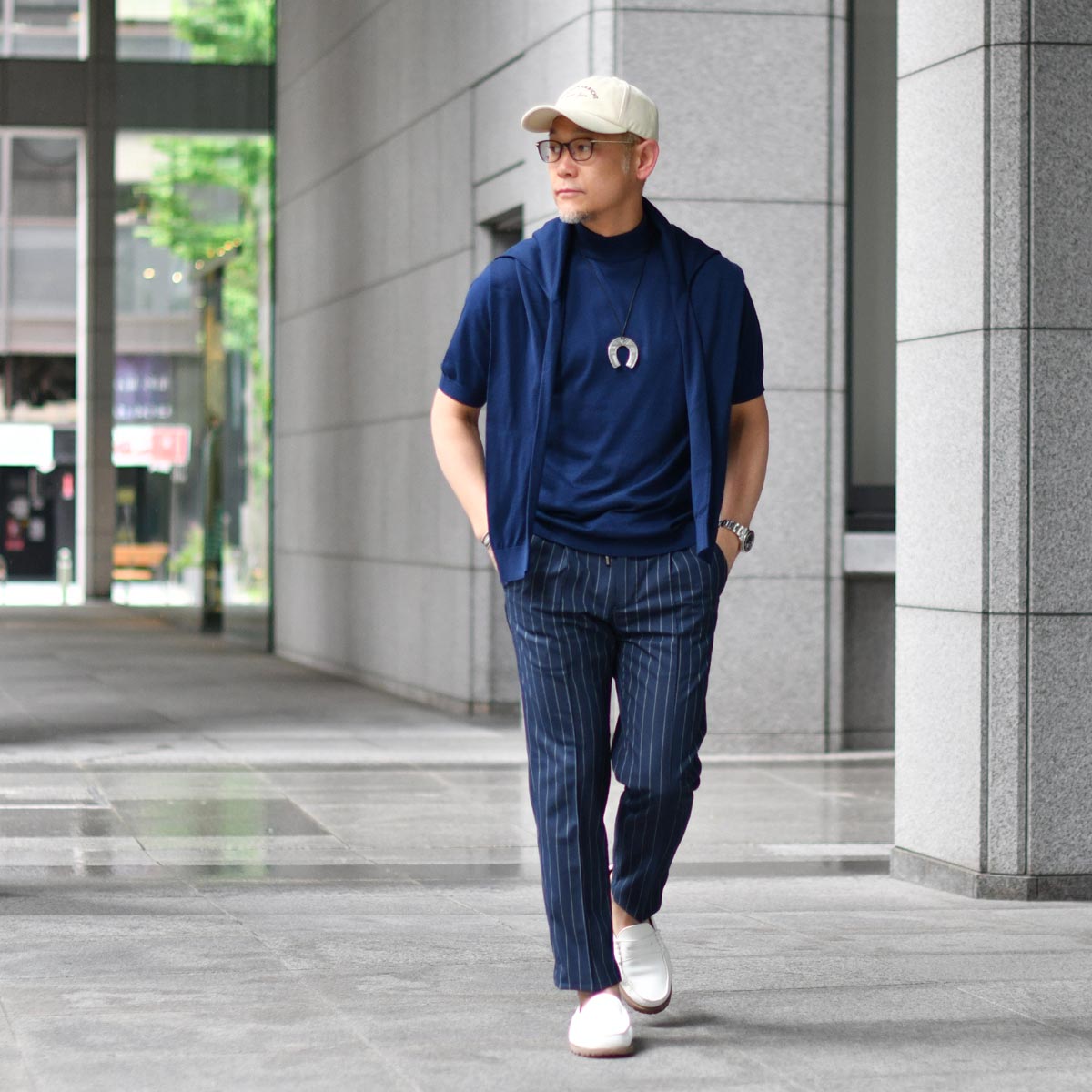 楽天市場】JOHN SMEDLEY【ジョンスメドレー】モックネックニット 30G