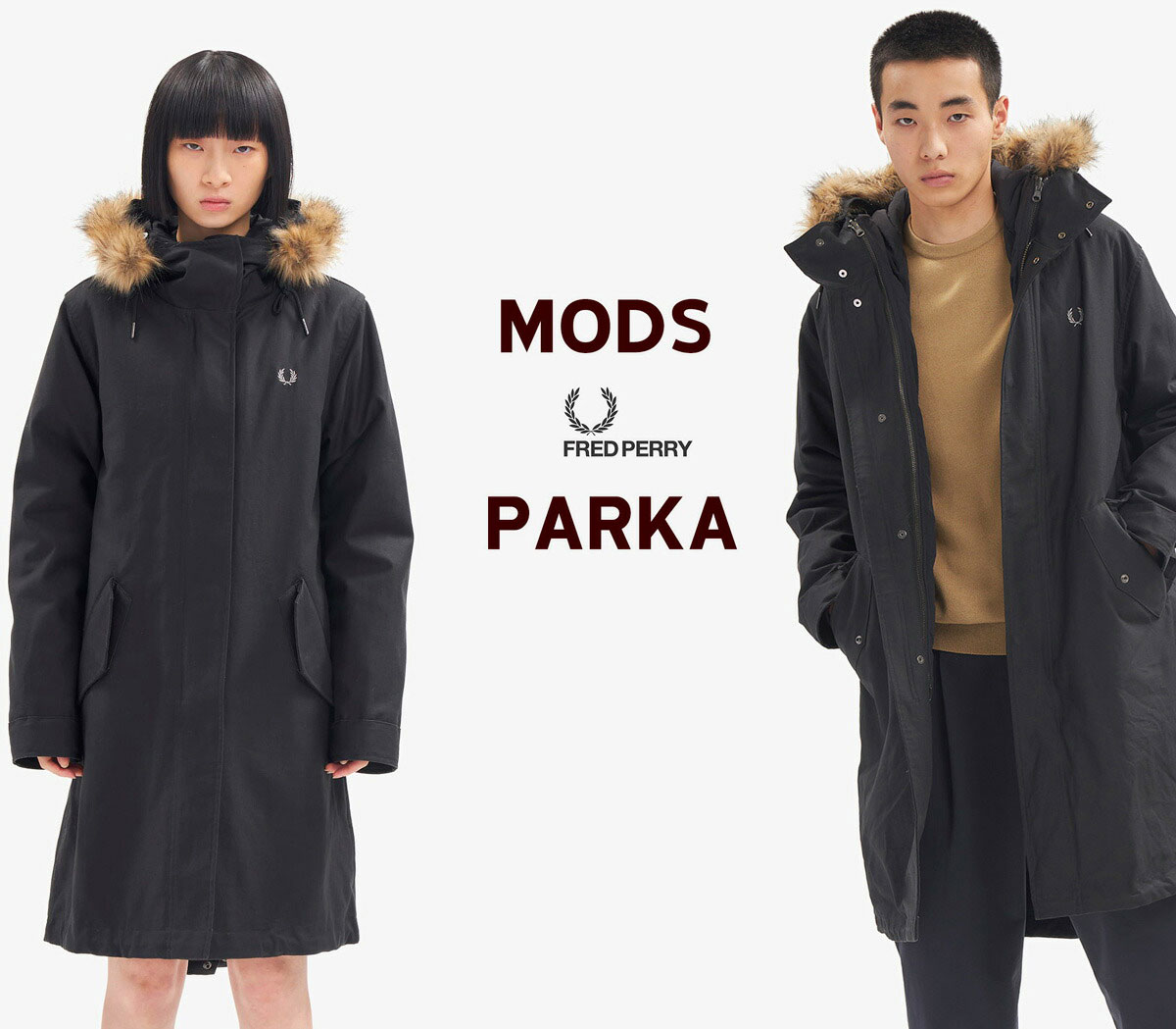 フレッドペリー　FREDPERRY モッズコート FRED PERRY（フレッドペリー） モッズコート コート Oversized