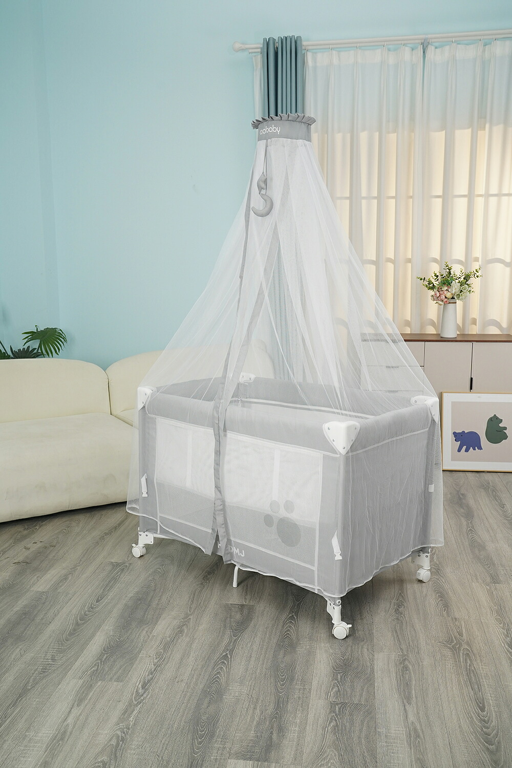 楽天市場】HZDMJ ベビーベッド 折りたたみ 添い寝ベッド 揺りかご