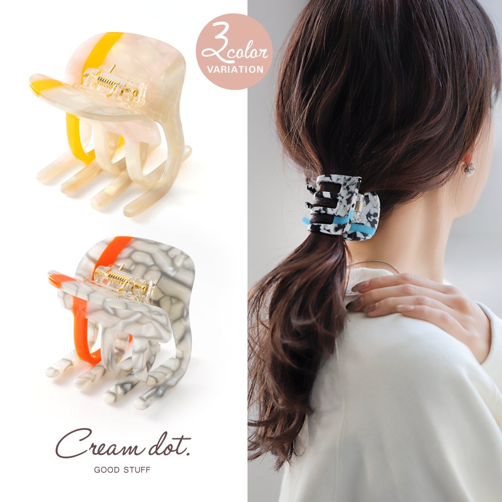 定形外郵便】ヘアクリップ ヘアアクセサリー バンスクリップ 髪留め