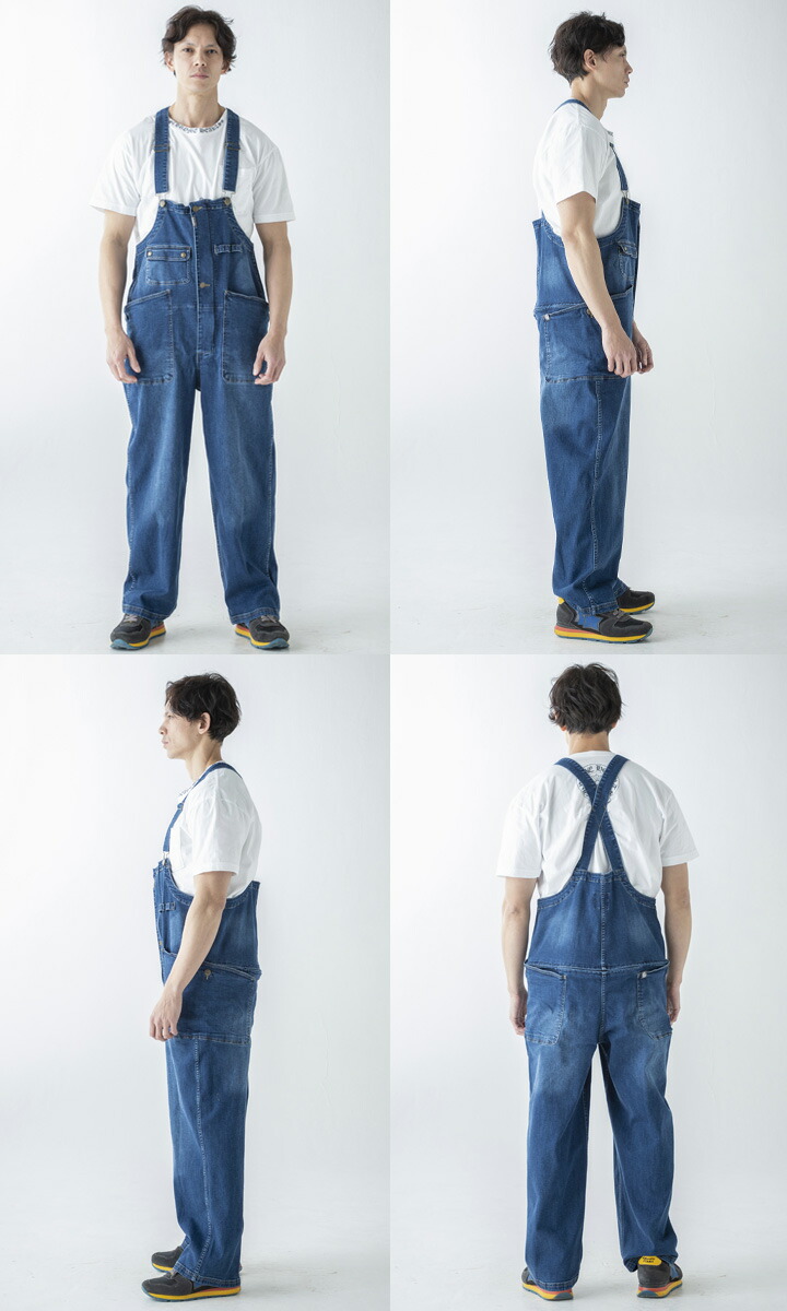 楽天市場】つなぎ デニム DENIM オーバーオール サロペット デッキ