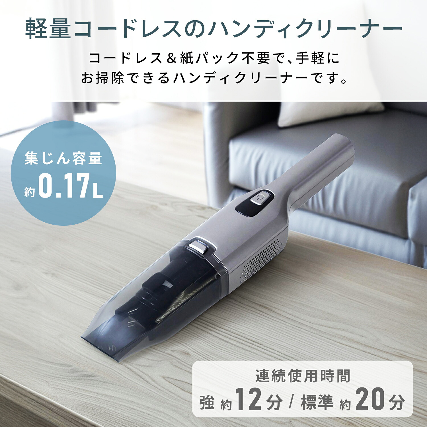 楽天市場】【10%OFFクーポン 3/2 23:59迄】ハンディクリーナー 乾湿