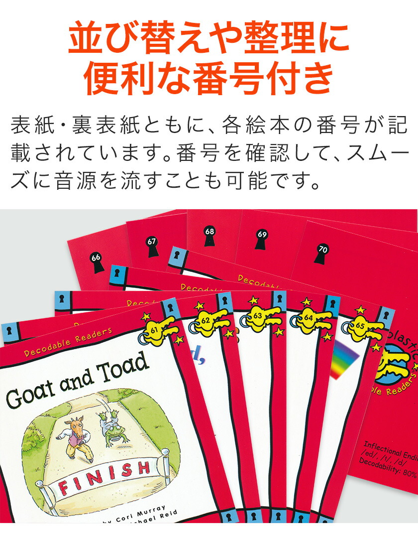 楽天市場】SCHOLASTIC Decodable Readers レベルD CD付き 英語絵本 20