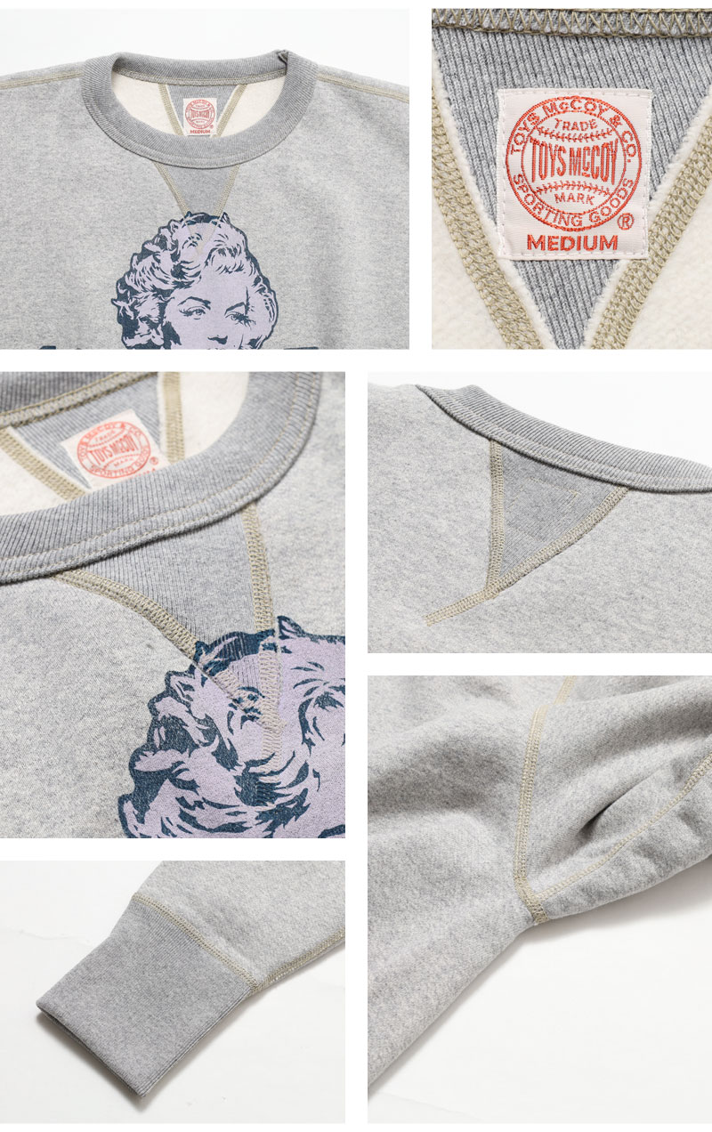 TOYS McCOY(トイズマッコイ) マリリンモンロー・スウェットシャツ